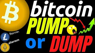 URGENT UPDATE!! BITCOIN LITECOIN and ETHEREUM PUMP OR DUMP??prediction, analysis, news, trading