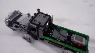 Lego 42129 Snowblower modification outdoors