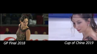 Elizaveta Tuktamysheva Grand Prix Final 2018 vs Cup of China 2019 | Елизавета Туктамышева 2018/2019