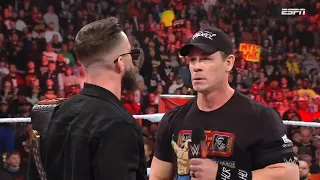 John Cena y Austin Theory cara a cara Parte 1 - WWE RAW 6 de Marzo 2023 Español Latino