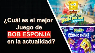 Bob esponja cosmic chake VS batalla por fondo de bikini ¿Cuál es mejor?