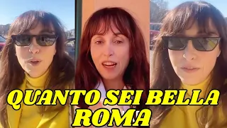 Benedetta Parodi e Fabio Caressa a Roma per il weekend e Benedetta si Gode il Sole e la Carbonara