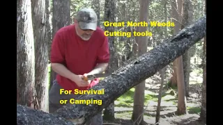 Survival / Camping Cutting Tools System i use, in the Great White North.