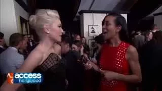 Gwen Stefani on the Red Carpet at the 2015 Grammy Awards