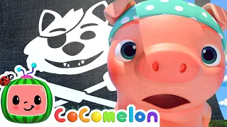 Three Little Pirate Pigs! | CoComelon Furry Friends | Animals for Kids