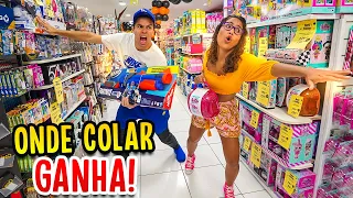 ONDE VOCÊ COLAR O ADESIVO EU VOU COMPRAR! - LOJA DE BRINQUEDOS!