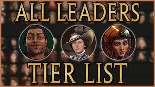 Civilization 6 Leader Tier List 1.0 | Every Leader Ranked