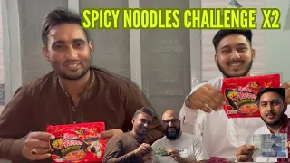 VILLAGERS EATING BULDAK SPICY NOODLES X 2 CHALLENGE - ATTOCK - PAKISTAN - 2000 RUPEES PRIZE