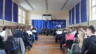 Część artystyczna zakończenia klas maturalnych w IX LO w Gdańsku