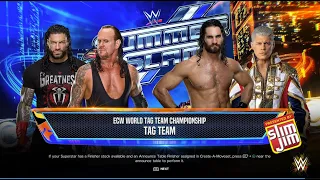FULL MATCH - Roman Reigns & Under Taker vs Cody Rhodes & Kane Tag Team Match #wwe2k24 #wwe