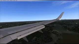 Fsx Landing @ Frankfurt Main with Luxair