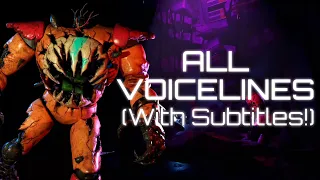 FNaF RUIN Prototype Glamrock Freddy All Voicelines (With Subtitles)