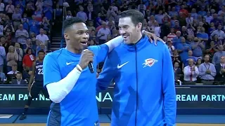 Russell Westbrook's Special Moment with Nick Collison | April 11, 2018 | 2017-18 NBA Season
