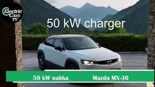 50kW nabíjanie Mazda MX-30 - Electric Cars TV