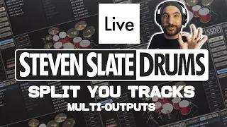 SPLIT SSD 5.5 Multi-Output in ABLETON LIVE! Easy routing to separate tracks!