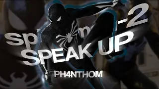 Marvels SpiderMan 2 [Edit-AMV] Speak Up 1080p 4k