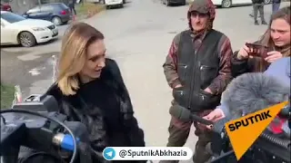 Адвокат Ахры Авидзба Инга Габелая приехала в СГБ Абхазии - 07.03.2021