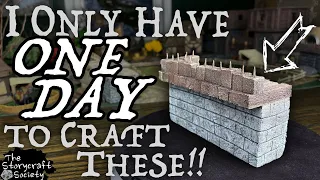 How to Craft Simple TOWN WALLS for an EPIC D&D Set (D&D Crafts)