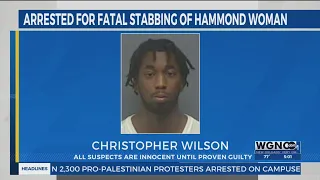 Man arrested in fatal stabbing of mother of 4 in Hammond