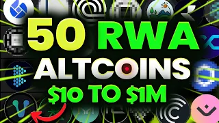 🔥THESE 50 RWA Altcoin Will Be Bigger Than BITCOIN In 2024?!! Better than AI & DePIN Crypto?