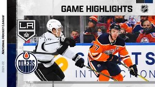 Kings @ Oilers 12/5/21 | NHL Highlights