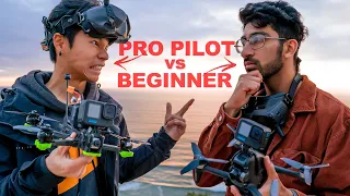 Beginner vs Pro FPV Drone Pilot || Who Captures Better Cinematic FPV Footage?