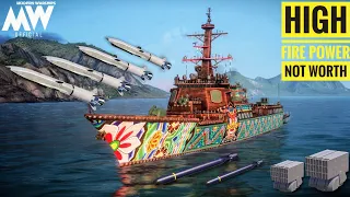 ROKS Jeongjo the Great - powerful but struggling online match - Modern Warships