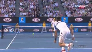 Australian Open 2011 SemiFinal Federer vs Djokovic [1st Set Highlights]