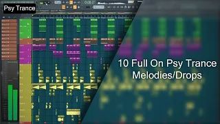 10 Full On Psy Trance Drops (+ Free FLP)