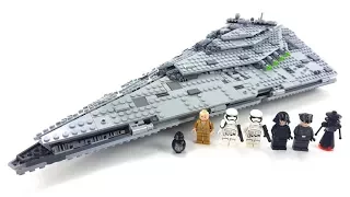 LEGO Star Wars Set 75190 - First Order Star Destroyer - Unboxing & Review deutsch