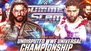 Roman Reigns vs Jey Uso - Bloodline Civil War Match - WWE Summerslam 2023