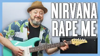 Nirvana Rape Me Guitar Lesson + Tutorial