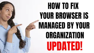 Your Browser Is Managed By Your Organization Fixes For PC and Mac OS in Google Chrome