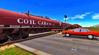 ALL CROSSING COMPILATION | PART - 1 | TRAIN AND RAIL YARD SIMULATOR