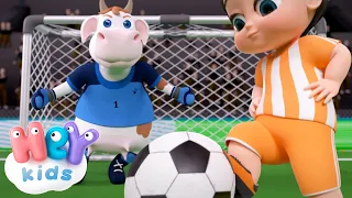 Canção de futebol! | Canção de Desporto para crianças | HeyKids Português - Musica Infantil