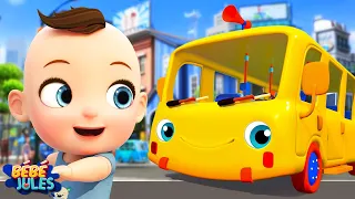 Les Roues de l'Autobus - Comptines bébé et Chansons pour Enfants | Bébé Jules