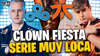 ¡CLOWN FIESTA EN WORLDS 🤡! || CLOUD 9 VS FNATIC || PARECIA TROLLEO PERO FUE TRYHARDEADA ¿ELIMINADOS?