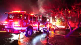 WOODBRIDGE NEW JERSEY WORKING FIRE 12/4/18 MIDDLESEX COUNTY APARTMENT COMPLEX