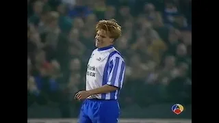 Copa UEFA 1994/1995: Odense BK 2-3 Real Madrid (22/11/1994). Narración en español.