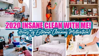 2020 EXTREME CLEAN WITH ME MARATHON | SUPER LONG CLEANING VIDEO | ULTIMATE CLEANING MOTIVATION!!!