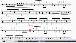 Enchanted - Taylor Swift (Drum score)