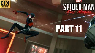 SPIDER-MAN MILES MORALES PC Gameplay Walkthrough Part 11 FULL GAME [4K 60FPS ULTRA] - No Commentary