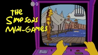 The Simpsons Mini Games - Kevin Costners WaterWorld, Escape from Grandma's House, Larry the Looter