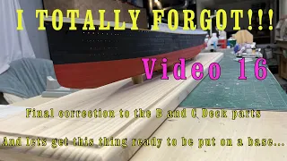 1:200 RMS Titanic Build Video 16