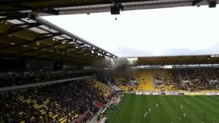 Alemannia Aachen Arminia Bielefeld Pyro Technik 1:1 Tor