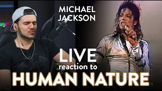 Michael Jackson reaction HUMAN NATURE LIVE Wembley | Dereck Reacts