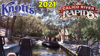 4K Calico River Rapids FULL RIDE first passholder preview day 2021 at Knott's Berry Farm