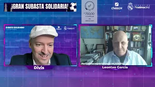Conversación con Leontxo Garcia. 12 horas de Evento Solidario Fundación Real Madrid.