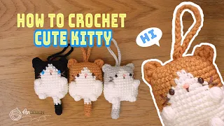 Cute and simple tabby cat amigurumi pattern |  花色猫钩针编织