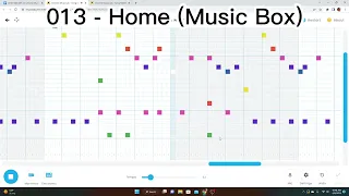 Undertale OST 11-20 on Chrome Music Lab